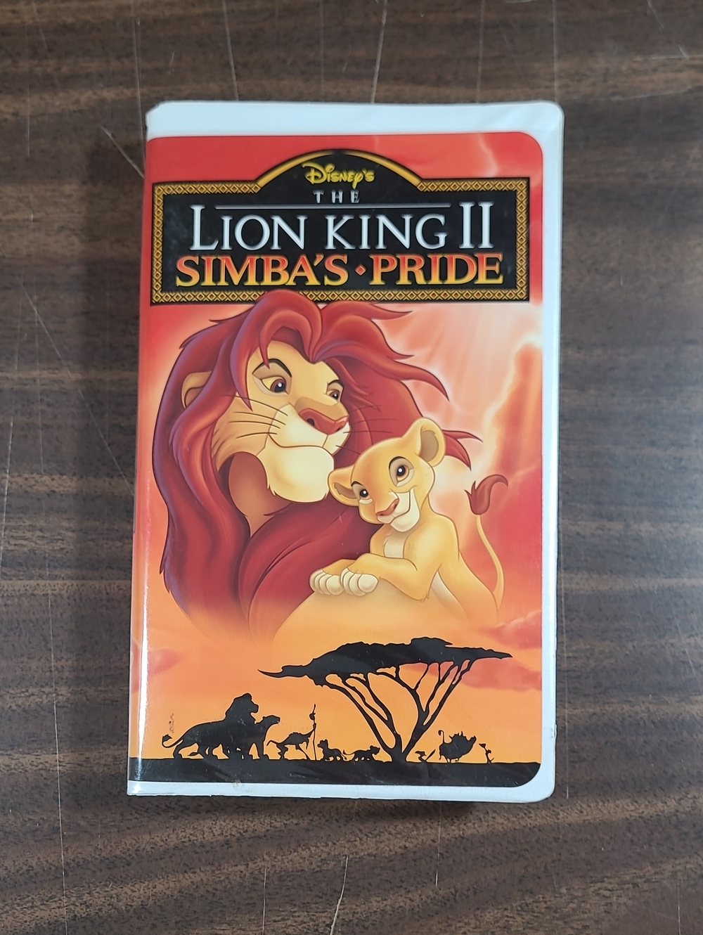 Disney Lion King II - Simba's Pride VHS Movie in Clamshell